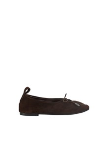 ALOHAS Rosalind Black Leather Ballet Flats heel height 1 cm