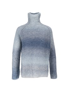 KANGRA CASHMERE ENGLISH RIB TURTLENE CK - PRINTED YARN