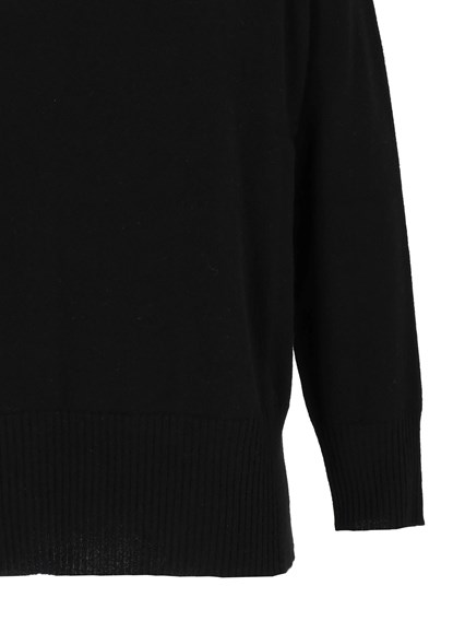 Kangra Cashmere RAGLAN TURTLENECK WI TH SLITS
