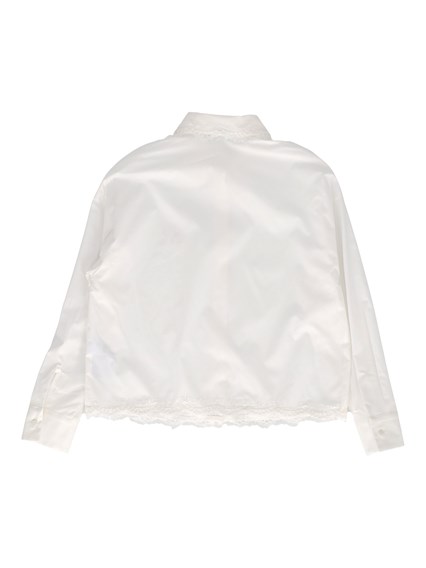 Ermanno Scervino Kids Poplin logo shirt