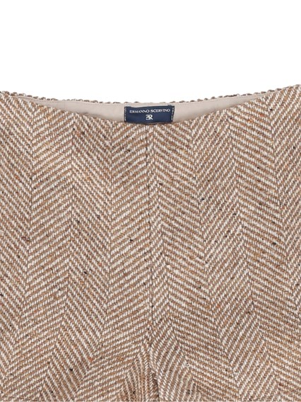 Ermanno Scervino Kids Short chevron coat