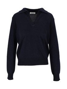 Kangra Cashmere REGULAR FIT LONG SLE EVE OPEN POLO SHIRT