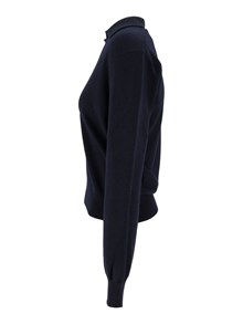 Kangra Cashmere REGULAR FIT LONG SLE EVE OPEN POLO SHIRT