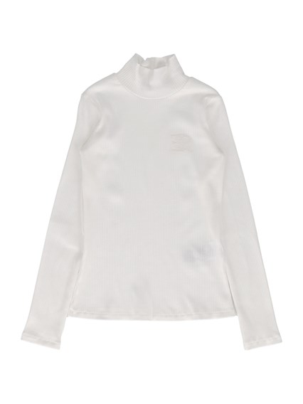 Ermanno Scervino Kids Ribbed logo turtleneck