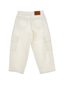 ERMANNO SCERVINO KIDS Fluid drill cargo jeans
