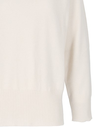 Kangra Cashmere RAGLAN TURTLENECK WI TH SLITS