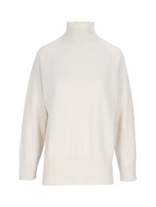 Kangra Cashmere RAGLAN TURTLENECK WI TH SLITS