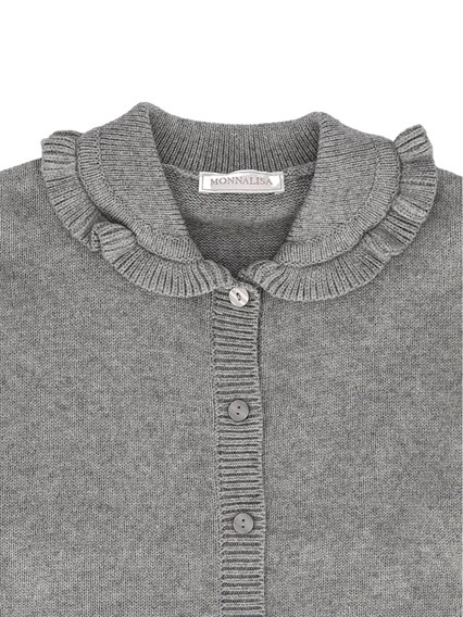 Monnalisa BASIC CARDIGAN COTONE LAN
