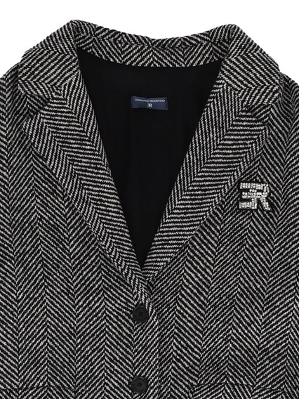Ermanno Scervino Kids Chevron coat