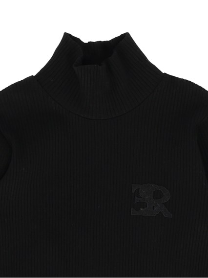 Ermanno Scervino Kids Ribbed logo turtleneck