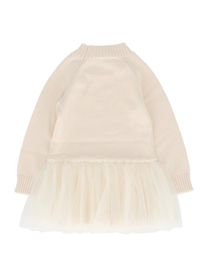 Monnalisa Soft cotton wool dress
