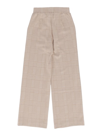 Monnalisa Soft houndstooth trousers
