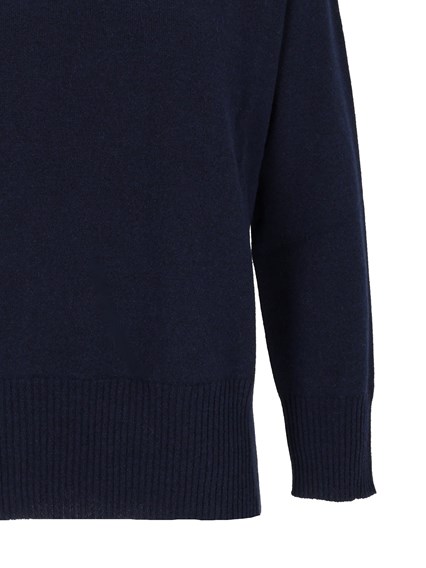 Kangra Cashmere RAGLAN TURTLENECK WI TH SLITS