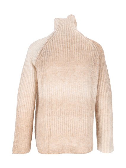 KANGRA CASHMERE ENGLISH RIB TURTLENE CK - PRINTED YARN