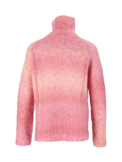 KANGRA CASHMERE ENGLISH RIB TURTLENE CK - PRINTED YARN