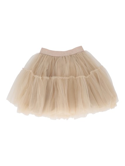 Monnalisa Silk-feel tulle tutu skirt