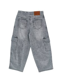 ERMANNO SCERVINO KIDS Fluid drill cargo jeans