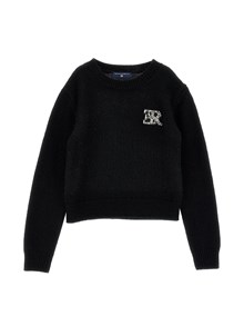 ERMANNO SCERVINO KIDS Alpaca-blend crewneck sweater