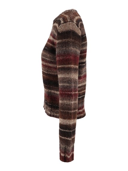 Kangra Cashmere CREWNECK IN PRINTED YARN