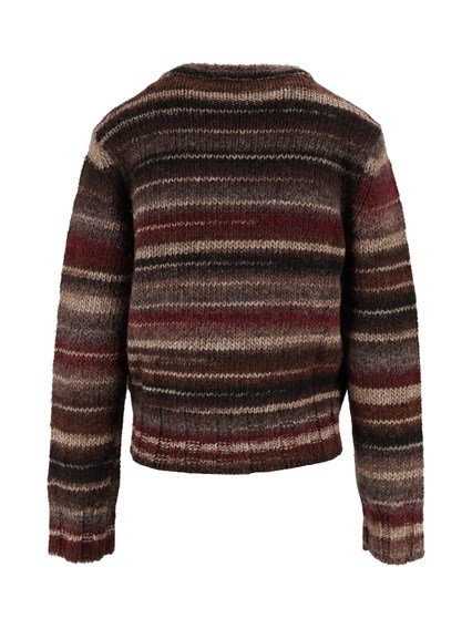 Kangra Cashmere CREWNECK IN PRINTED YARN