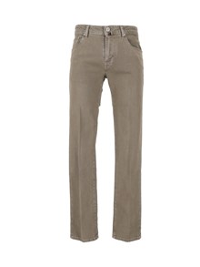 JACOB COHEN 5 POCKETS SLIM FIT PANTS WITH ZIPPER BARD FAST