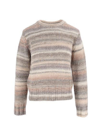 Kangra Cashmere CREWNECK IN PRINTED YARN