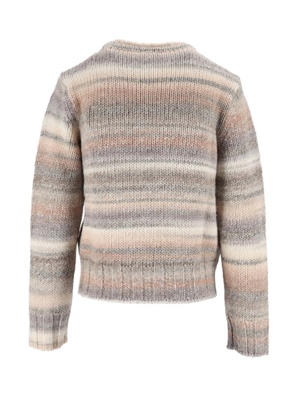 Kangra Cashmere CREWNECK IN PRINTED YARN