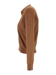 KANGRA CASHMERE REGULAR FIT LONG SLE EVE OPEN POLO SHIRT
