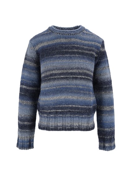 Kangra Cashmere CREWNECK IN PRINTED YARN