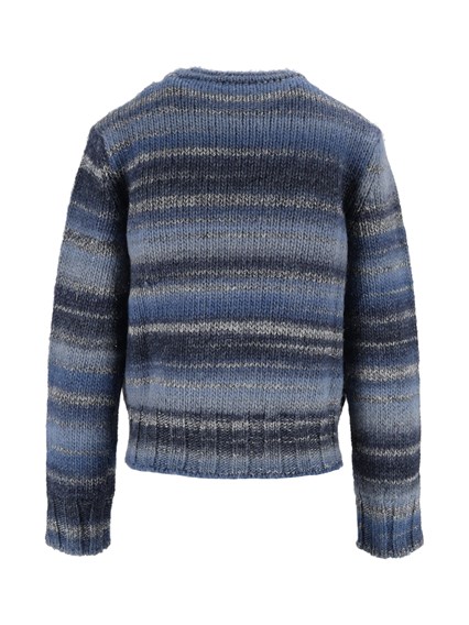 Kangra Cashmere CREWNECK IN PRINTED YARN