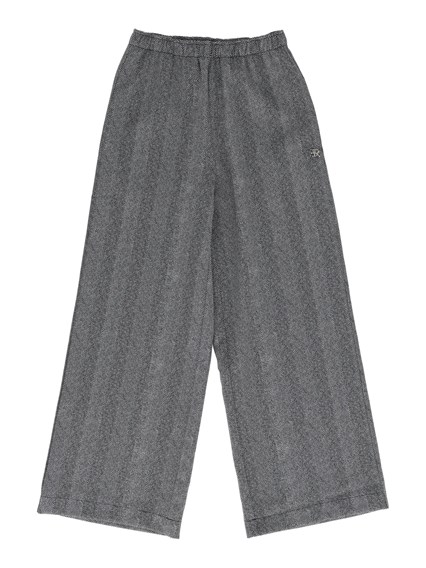 Ermanno Scervino Kids Fluid cady chevron trousers