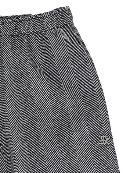 Ermanno Scervino Kids Fluid cady chevron trousers