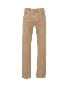 JACOB COHEN 5 POCKETS SLIM FIT PANTS WITH ZIPPER BARD FAST