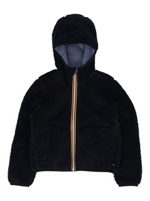 K-WAY KIDS P. JACK SHERPA POLAR DOUBLE Hoodie Full Zip