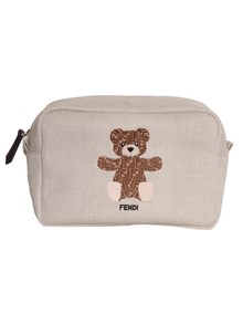 FENDI JR BEAUTY CASE CANVAS CON ORS
