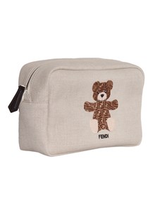 FENDI JR BEAUTY CASE CANVAS CON ORS