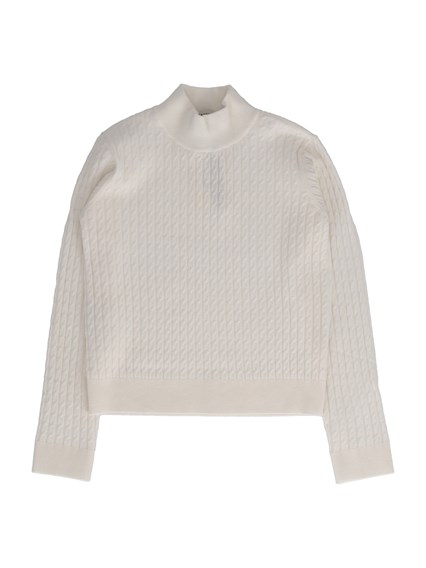 TWIN SET KIDS Knit mock-neck sweater