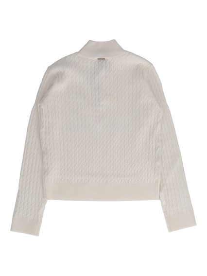 TWIN SET KIDS Knit mock-neck sweater