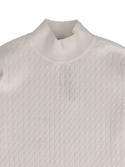 TWIN SET KIDS Knit mock-neck sweater