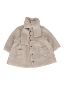 One More In The Family girly coat w/scarf