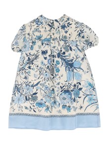 GUCCI KIDS S/S DRESS FLORA PLACE' MINI ON