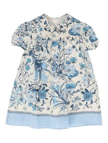 GUCCI KIDS S/S DRESS FLORA PLACE' MINI ON