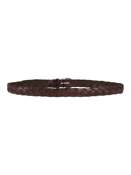 ALBERTO LUTI Woven garment-dyed belt