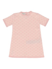 GUCCI KIDS B S/S DRESS WOOL JACQUARD