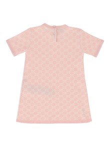 GUCCI KIDS B S/S DRESS WOOL JACQUARD
