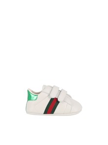 GUCCI KIDS BABY NEW ACE SNKR LTH W/WEB