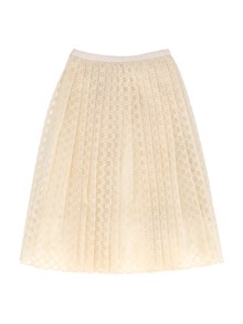 GUCCI KIDS SKIRT EMB. GG TULLE FROISSE