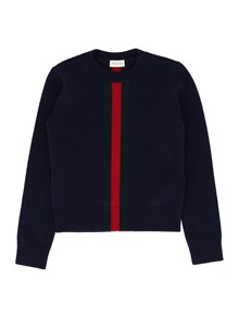 GUCCI KIDS J L/S CREW NECK WO PLAIN ST W/