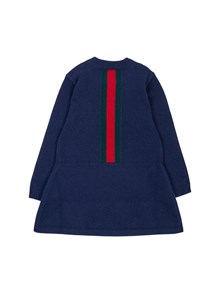 GUCCI KIDS B L/S DRESS WO PLAIN ST W/WEB