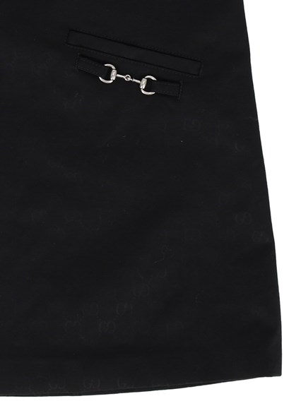 GUCCI KIDS J S/LESS DRESS GG COTTON JACQU